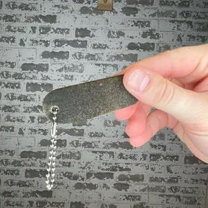 Harley Davidson | leather stamped tag Black thumbnail 3