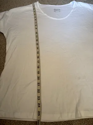 d.s. & co. White Crew Neck Cotton Tee Size M thumbnail 3