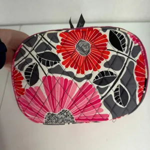 Vera Bradley OS Cosmetic Case Cherry Blossoms Floral Quilted Travel Vanity Bag thumbnail 6
