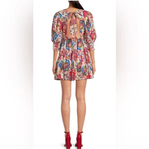 NWT Misa Los Angeles x Revolve Honor Floral Mini‎ Dress Sz Small $355 thumbnail 2