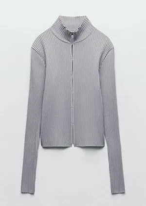 Zara Ribbed Top thumbnail 1