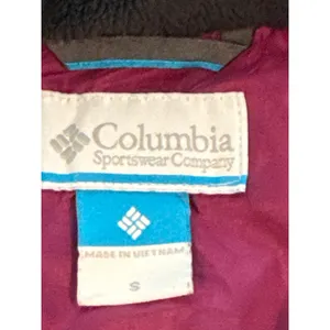 Columbia Womens small Hooded Jacket Lightweight‎ Purple Full Zip Coat thumbnail 5