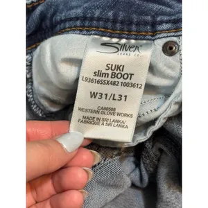 Silver Jeans Suki Slim Bootcut W31 L31 Y2K Western Denim thumbnail 10