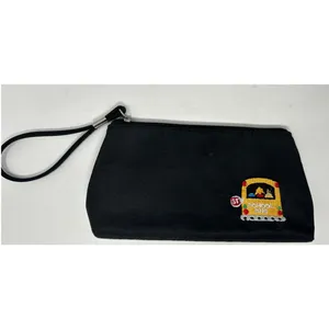 Women's Small Black Handbag School Bus Rulers Apples Crayons Notebook‎ thumbnail 9