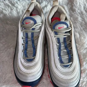 Nike Air Max 97 Platinum Pink Navy Orange Women’s Size 7.0- 921733-015 thumbnail 4