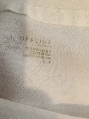 Offline By Aerie Wow Waffle Henley T Shirt Long Sleeve Thumbholes Womens S/P thumbnail 2