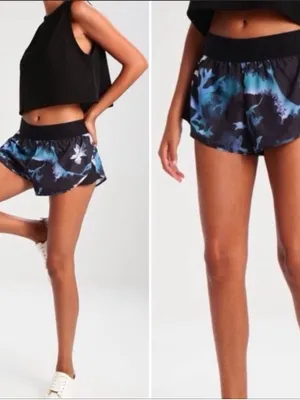 Ivy Park Ink Cloud PRunning Shorts Women’s Size M Active Gym Workout thumbnail 2