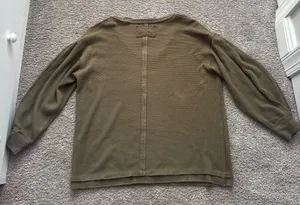 Waffle Textured Free People Sweater  thumbnail 2
