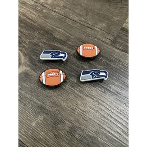 Crocs Seattle Seahawks Football Team Sports Charm For Shoe Charms - 4 Pieces thumbnail 2