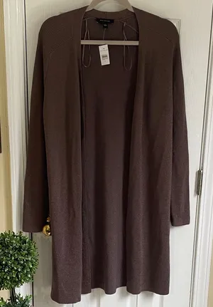 Ann Taylor Brown Boho Western Cardigan thumbnail 1