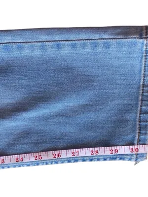 LEVI’S Light Wash Ripped Straight Leg Jeans - Blue thumbnail 5