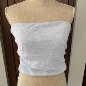 Free People light blue Boulevard Tube Top thumbnail 2