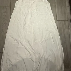 Sleeveless Cream Lace High-Low Dress thumbnail 6