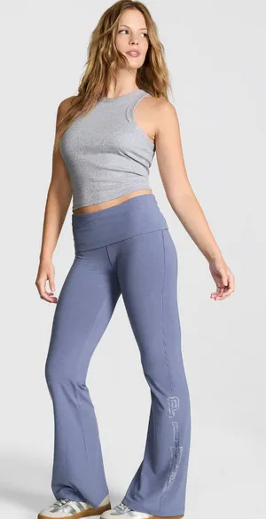 PINK Victoria's Secret flare leggings thumbnail 1