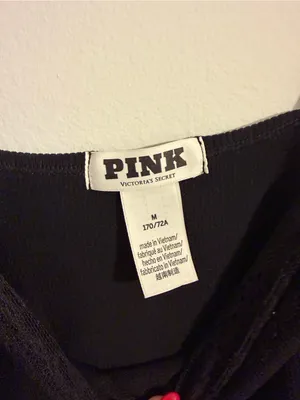 Victoria's Secret PINK Black Lace-Trim Bodysuit thumbnail 3