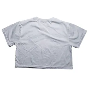 Weekend Warrior California Speedway Races Crop Top Shirt Womens Small White thumbnail 4