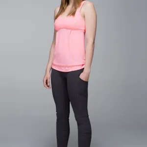 Lululemon Hustle & Bustle Tank Heathered Bleached Coral / Bleached Coral size 8 thumbnail 8