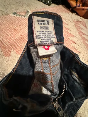 True Religion Dark Wash Bootcut Jeans size26 insean 27.5 in thumbnail 7