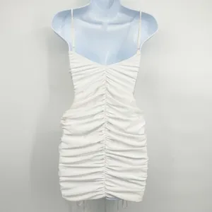 Tiger Mist White Ruched Sexy Bachelorette Party Bodycon‎ Mini Reese Dress Size S thumbnail 9