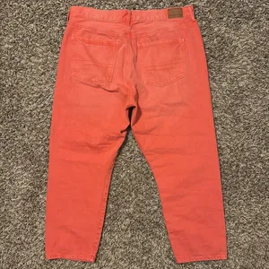 American Eagle Hi-Rise Girlfriend Jeans Red 14 X-Short thumbnail 2