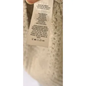 Aerie Cream Off-the-Shoulder Sweater with Loose Knit Women’s XXL Lounge Oversize thumbnail 11