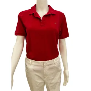 Vintage 90s Ralph Lauren Women’s Red Polo Shirt Medium thumbnail 6