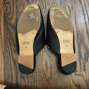 Black Leather Slip thumbnail 2