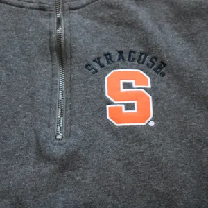 Syracuse University Oranges Stadium Athletics 1/4 Zipper Sweatshirt, Small thumbnail 2