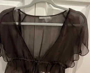 Sheer Black Women's Top thumbnail 1