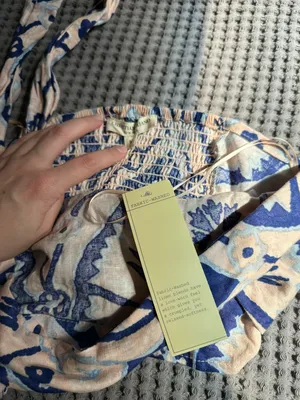 Christian Siriano Linen Crop Top thumbnail 4