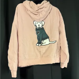 PINK Victoria's Secret Light Pink Zip-Up Hoodie thumbnail 2