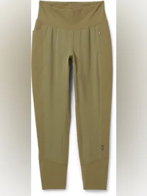 REI co-op flash hybrid tights in olive green size medium thumbnail 2
