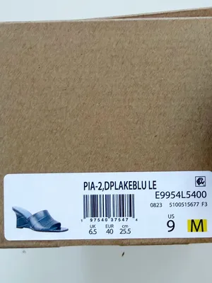 VINCE Pia Leather Wedge Sandals - Lake Blue Size 9 thumbnail 8