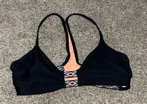 Cute swim too easy to pair with black bottoms size small thumbnail 1
