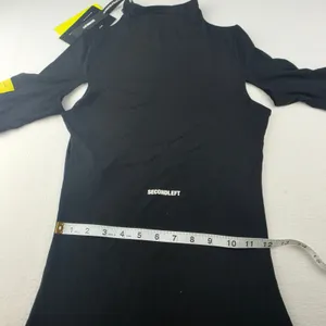 Secondleft NWT S1 Cut Out Dress Short Black Mock Neck Streetwear Size Medium thumbnail 13
