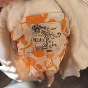Tulle Peacoat medium Ivory Wool Blend Long Jacket Old Money Career Button-Up thumbnail 9
