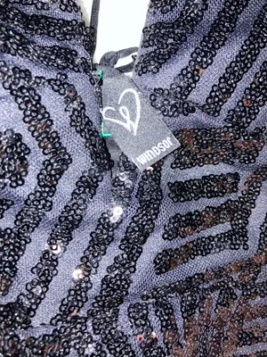 Windsor Black Sequin Mini Dress thumbnail 2