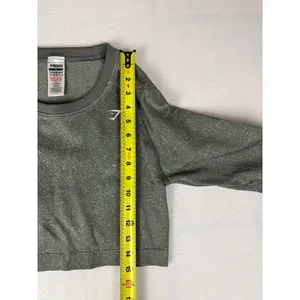 Gymshark Vital Seamless Crop Top XL Green thumbnail 5