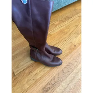 Cole Haan Womens Leather Knee Zip Up Waterproof Boots Brown Size 5 B‎ thumbnail 7
