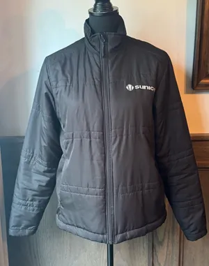 Sunice womens Black Quilted Insulated Full-Zip Puffer Jacket medium thumbnail 1