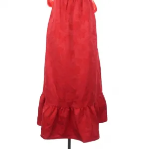 Lulus Major Perfection Red Jacquard Maxi Dress Bow Back Size XS Resort Vacation thumbnail 4