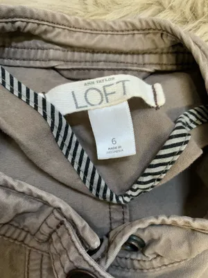 LOFT Women's Military Style Utility Jacket Size 6 thumbnail 4