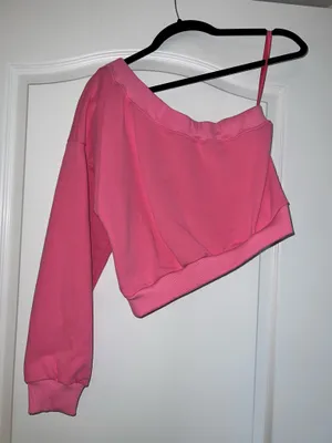 These Three Boutique One-Shoulder Sweatshirt  thumbnail 1