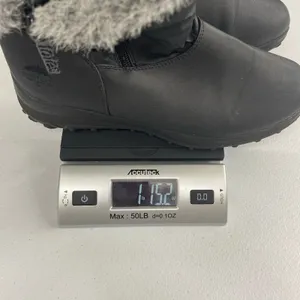 Totes‎ women's Rikki waterproof black faux fur lined zip snow winter boots shoes thumbnail 10