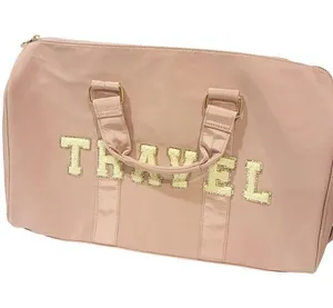 Altar’d State Pink Nylon Duffle Travel Bag School Work thumbnail 1