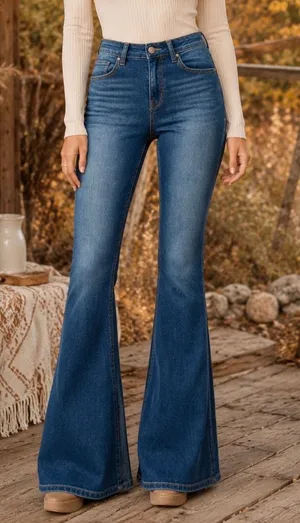 Levi's Dark Blue Straight Leg Women's Jeans thumbnail 1