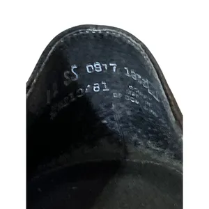 Munro Alison Black Leather Slip On 12 SS Narrow Used thumbnail 11