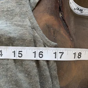 Kische Tee Womens Size S Olive Green Linen Blend Slub Knit Short Sleeve NEW thumbnail 6