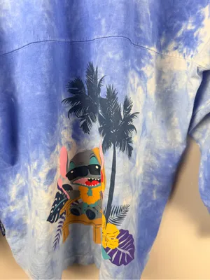 Walt Disney World Stitch Hawaiian Vacation Spirit Jersey Adult X-SMALL thumbnail 8