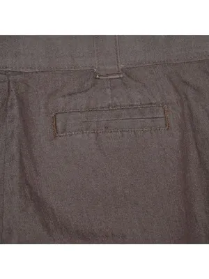 Lee No Gap Waistband Pants Womens 16 M Brown Straight Leg Stretch Cotton Trouser thumbnail 6